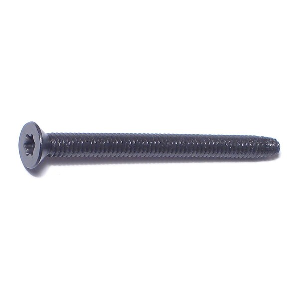 Saberdrive 1/4"-20 x 3 in Torx Flat Machine Screw, Black Phosphate Steel 51273 - main